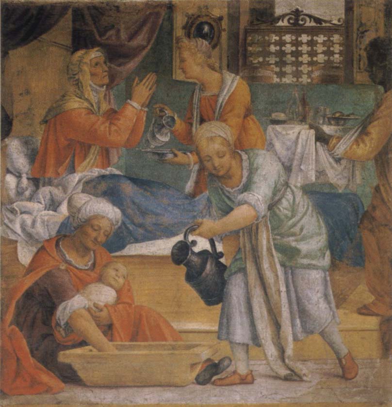 LUINI, Bernardino Birth Maria